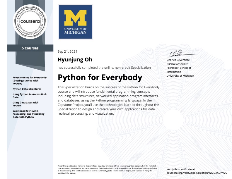 Python certification